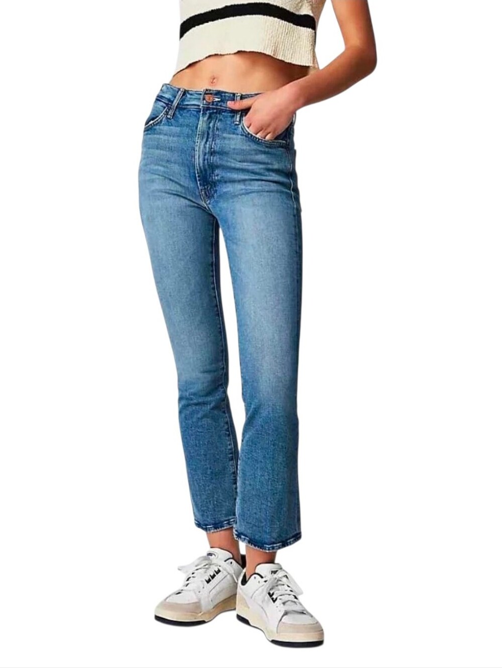 Mother Denim The Hustler Ankle Jeans Scenic Route Blue Women's Size 29